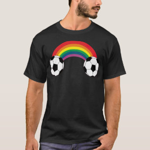 Camiseta Futebol Gay do Rainbow Balls Tolerance Orgulho de