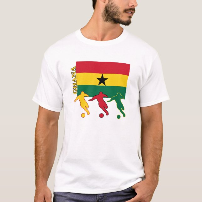 Camiseta Futebol Ghana (Frente)