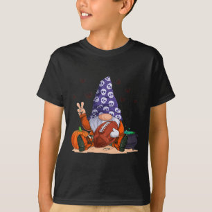 Camiseta Futebol Gnomo Halloween Spooky Season Boys Kids C