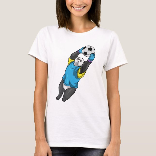 Camiseta Futebol Goleiro Panda (Frente)