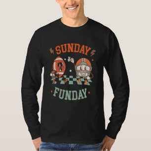 Camiseta Futebol Groovy Sunday Funday Masculino Feminino Cr