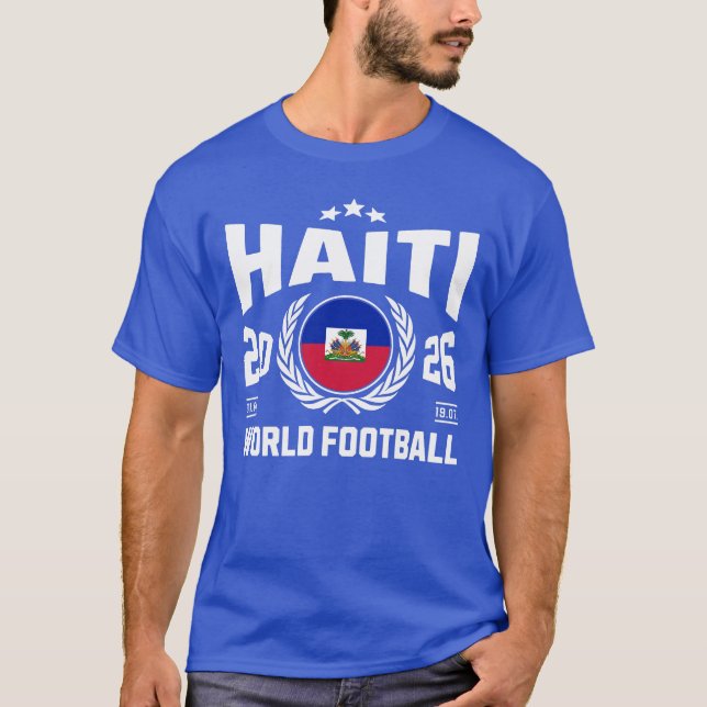 Camiseta Futebol Haiti 2026 (Frente)