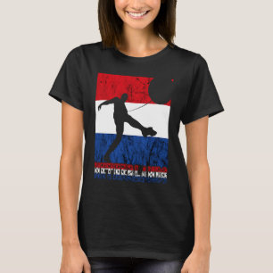 Camiseta Futebol Holandês Bandeira da Holanda Países Baixos