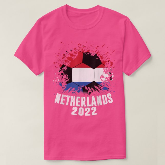 Camiseta Futebol Holandês de 2022 - Holanda Flag Soccer (Frente do Design)