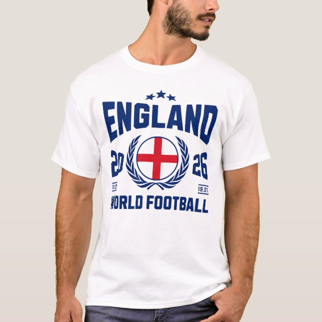 Camiseta Futebol Inglaterra 2026 (Frente)