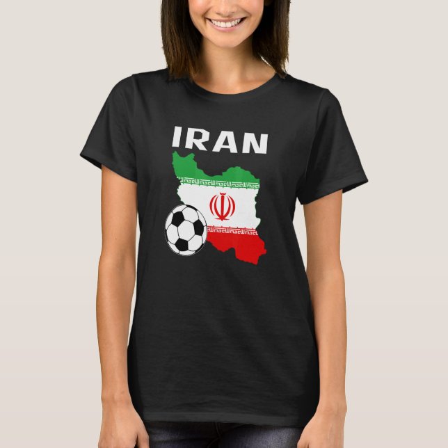 Camiseta Futebol iraniano Mulheres Meninas (Frente)