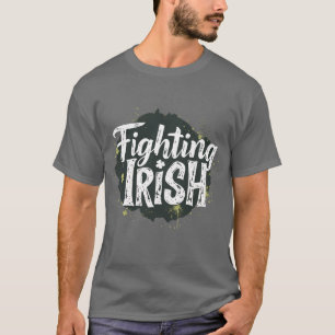 Camiseta Futebol Irlandês de Combate Vintage para Crianças 