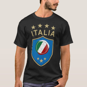 Camiseta Futebol Itália - Bandeira Italiana Jogador de Fute