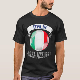 Camiseta Futebol italiano: adeptos italianos da seleção eur