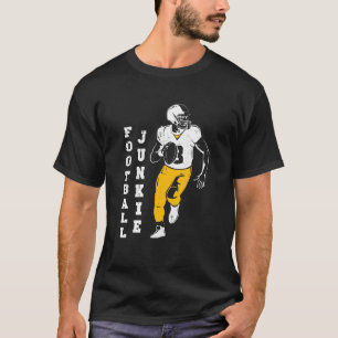 Camiseta Futebol Junkie Linebacker Mulheres Homens