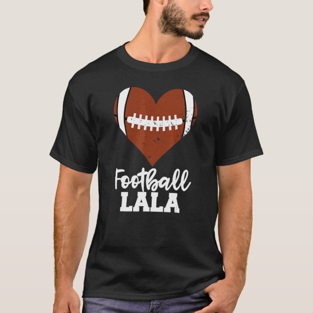 Camiseta Futebol LaLa Coração Avó La La La (Frente)