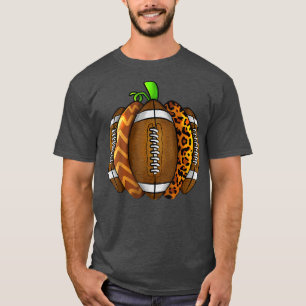 Camiseta Futebol Leopardo Pumpkin outono no outono