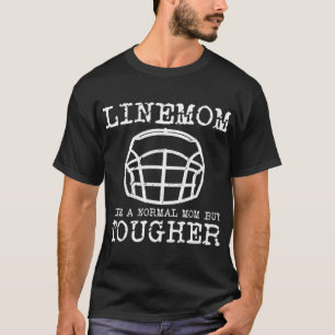Camiseta Futebol Lineman Funny Line Mãe