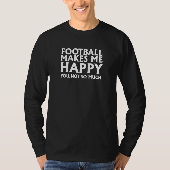 Camiseta Futebol me torna mulher feliz (Frente)