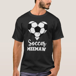 Camiseta Futebol Meemaw Futebol Cardíaco Vovó Meemaw