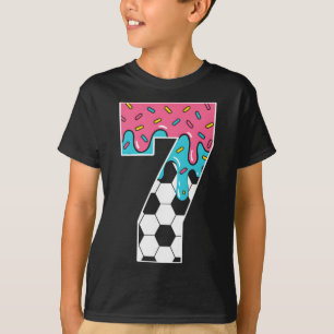 Camiseta Futebol Menino de 7 Anos Sorvete Drip Juventude 7º