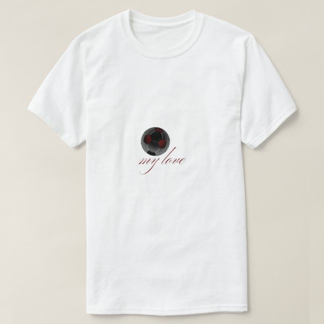 Camiseta Futebol meu amor (Frente do Design)