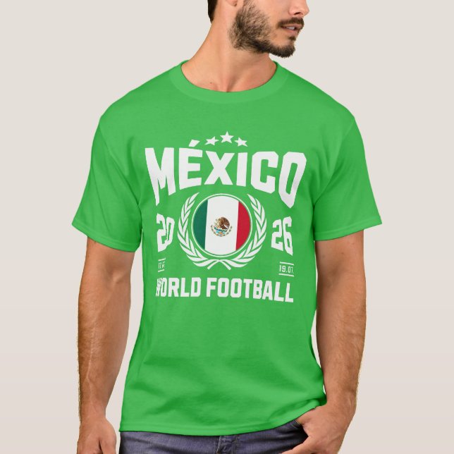Camiseta Futebol México 2026 (Frente)