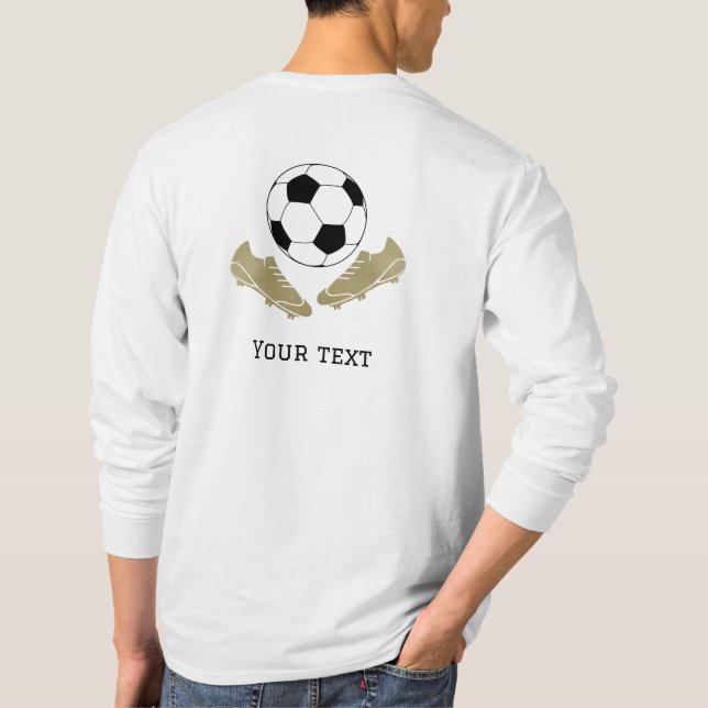 Camiseta Futebol moderno limpa bola (Verso)