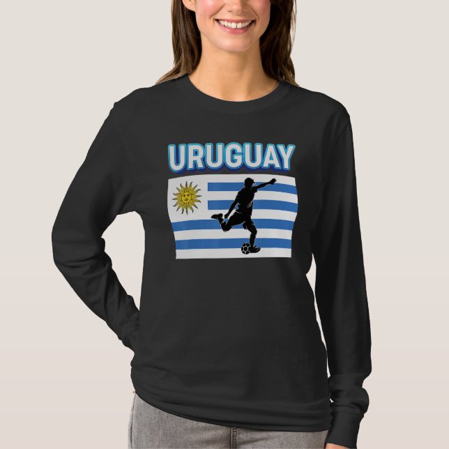 Camiseta Futebol mundial da seleção do Fan Uruguay Ch (Frente)