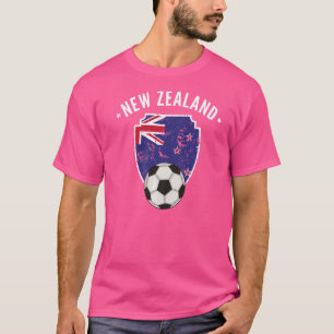 Camiseta Futebol neozelandês - Bandeira do New Zealander