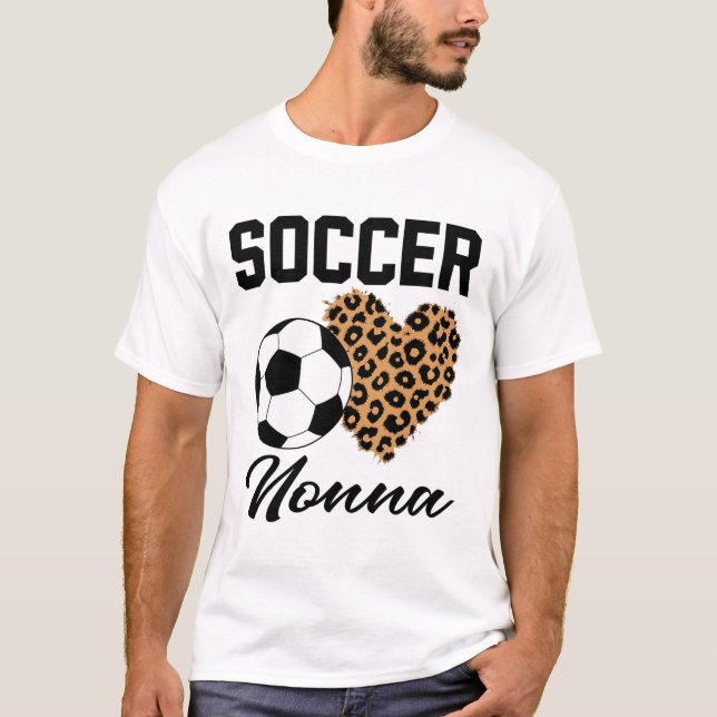 Camiseta Futebol Nonna Leopard Heart Nonna  (Frente)