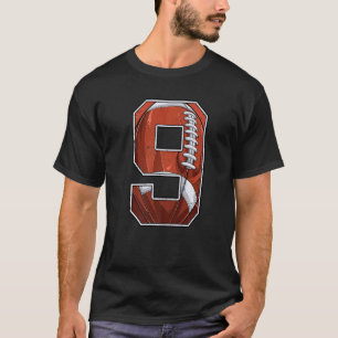 Camiseta Futebol Nono Nono Aniversário Menino Nove Anos B