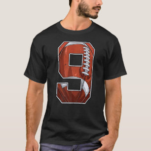 Camiseta Futebol Nono Nono Aniversário Menino Nove Anos B