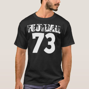 Camiseta Futebol Número 73 Meus Jogadores De Futebol Favori