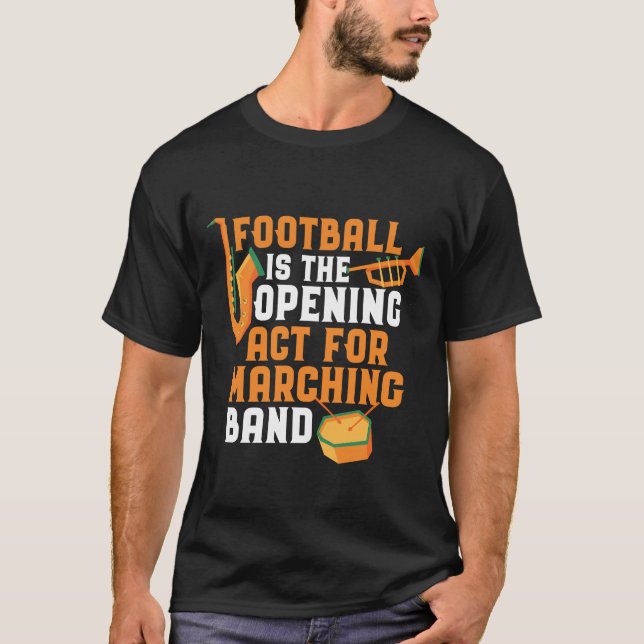 Camiseta Futebol O Ato de Abertura da Marcha Banda Engraçad (Frente)