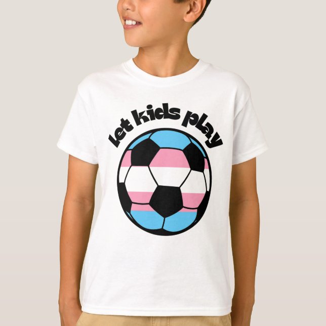 Camiseta futebol orgulho trans (Frente)