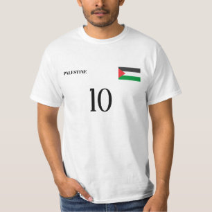 Camiseta Futebol Palestina Nome Personalizado