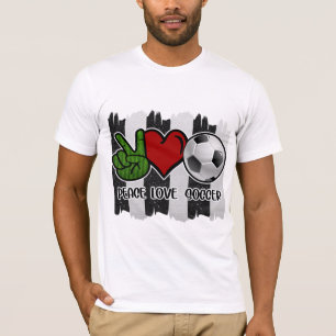 Camiseta Futebol Peace and Love