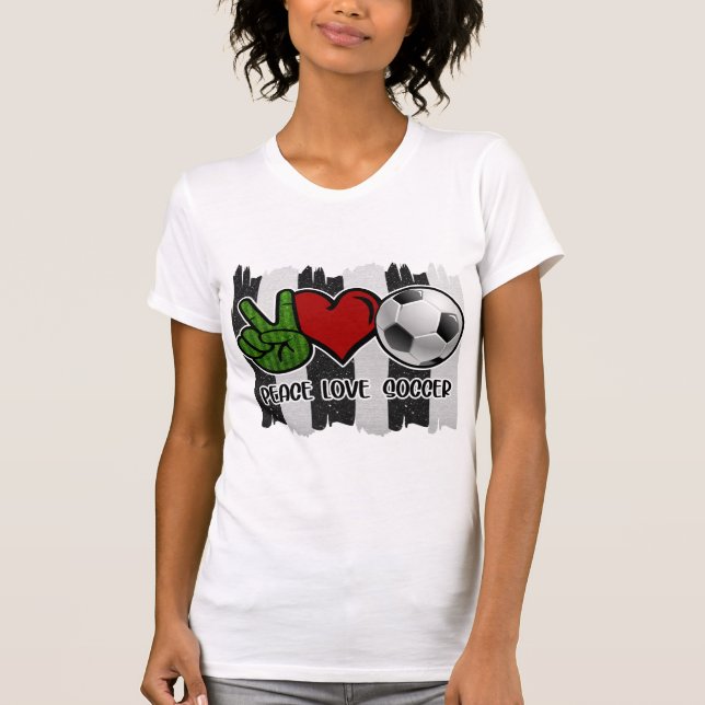 Camiseta Futebol Peace and Love (Frente)