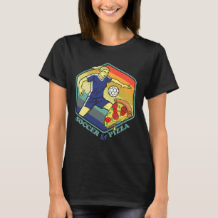 Camiseta Futebol & Pizza Futebol Italiano Massa Comida para