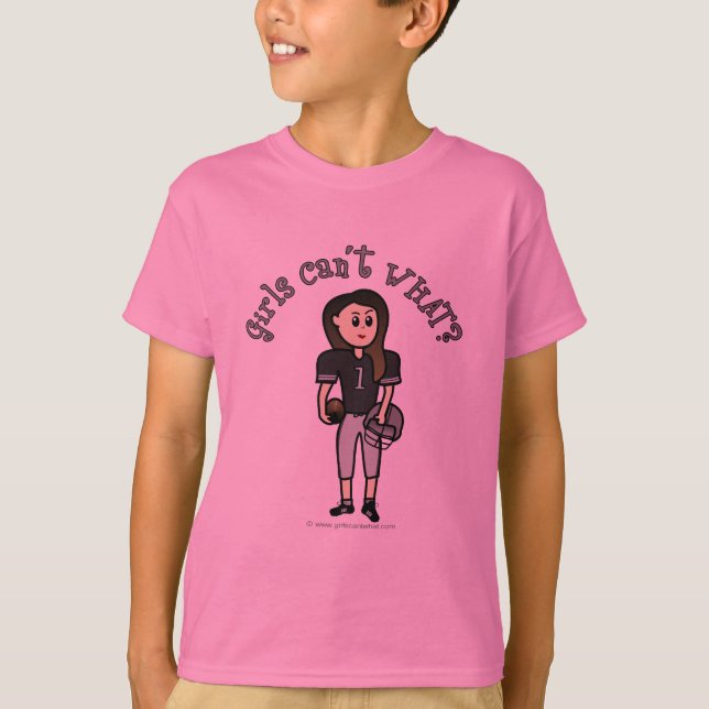 Camiseta Futebol preto claro (Frente)