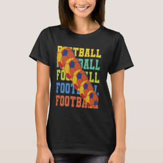 Camiseta Futebol Retroativo - Estilo de Vintage - Balls Des