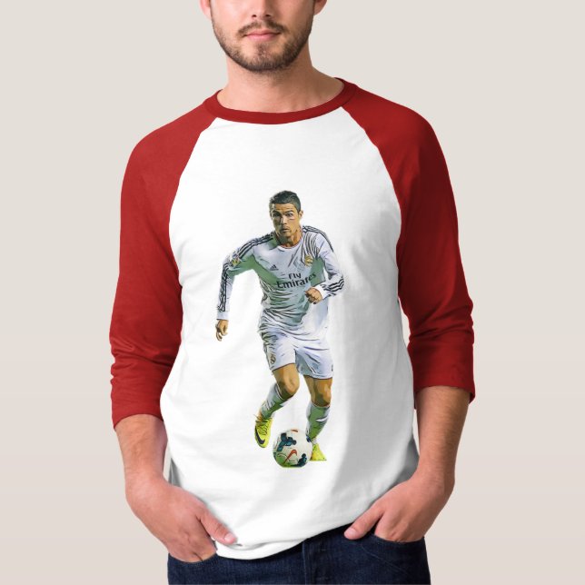 Camiseta Futebol Ronaldo Messi (Frente)