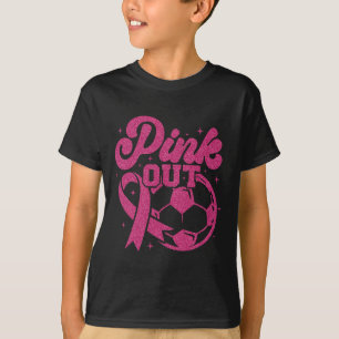 Camiseta Futebol Rosa Kick Para Uma Cura Seio Câncer Rosa