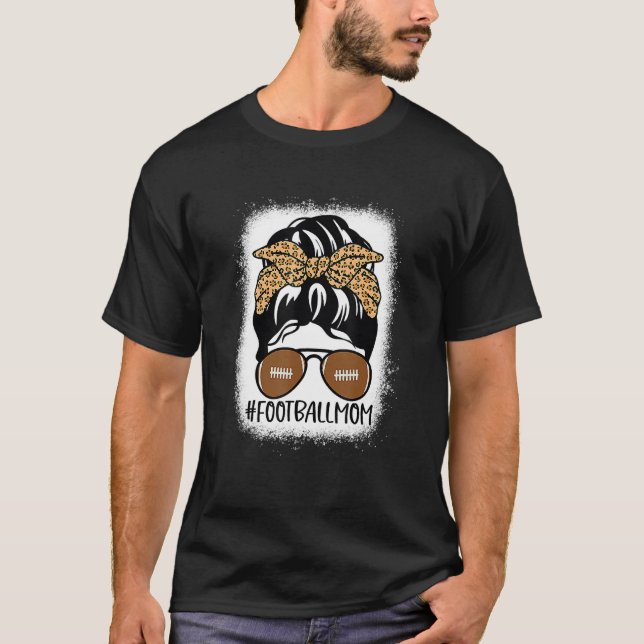 Camiseta Futebol Sangrento A Mãe A Vida Com Leopardo E Mens (Frente)