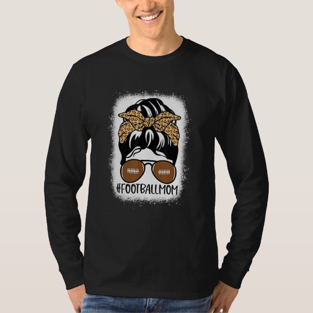 Camiseta Futebol Sangrento A Mãe A Vida Com Leopardo E Mens (Frente)