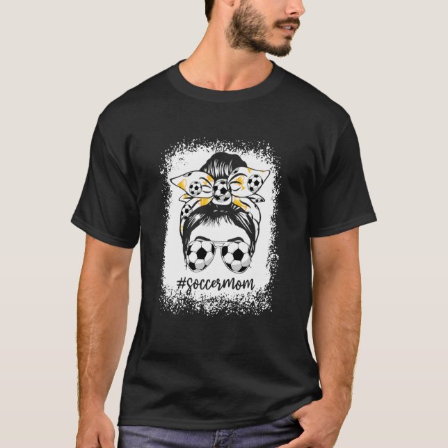 Camiseta Futebol Sangrento Mãe Sente-se (Frente)