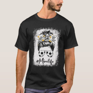 Camiseta Futebol Sangrento Mimi Life Messy Bun Soccer Lover