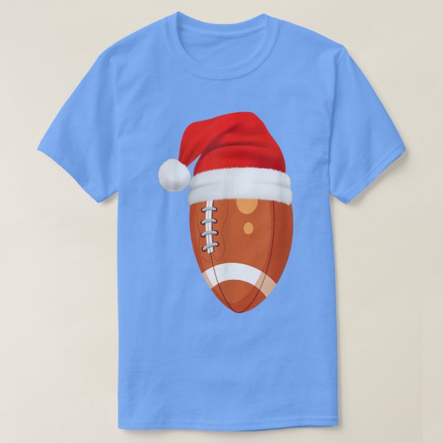 Camiseta Futebol Santa Hat Christmasfor Boys Toddler Kids (Frente do Design)