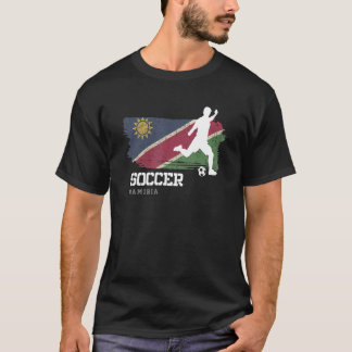 Camiseta Futebol Seleção de Futebol da Bandeira da Namíbia