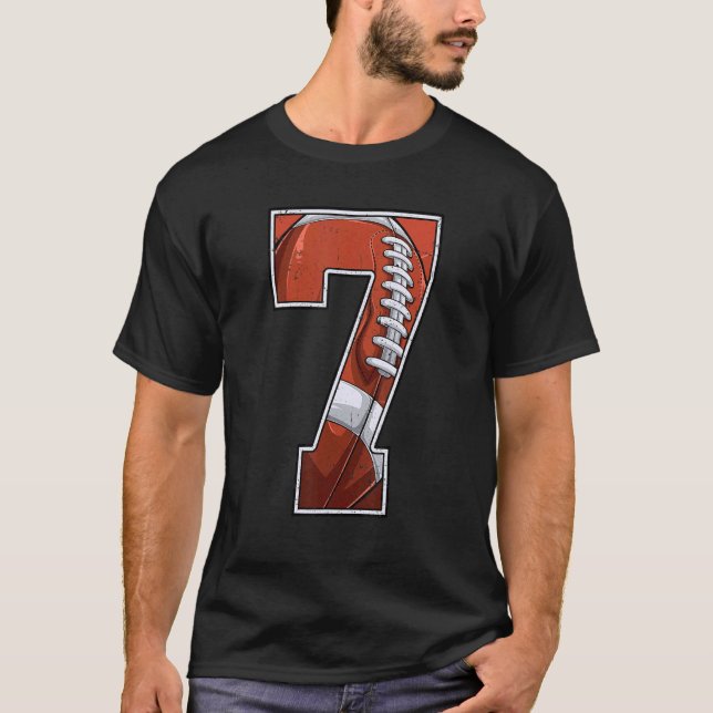Camiseta Futebol Sétimo 7 de Aniversário 7 Sete Anos (Frente)