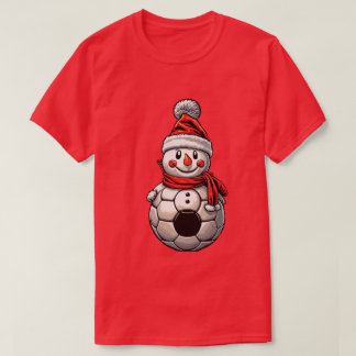 Camiseta Futebol Snowman Natal