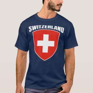 Camiseta Futebol suiça na Suíça - Futebol de Jersey