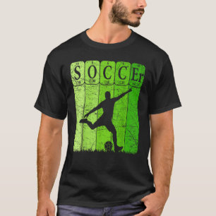 Camiseta Futebol Tabela Periódica Elementos Jogador de Fute