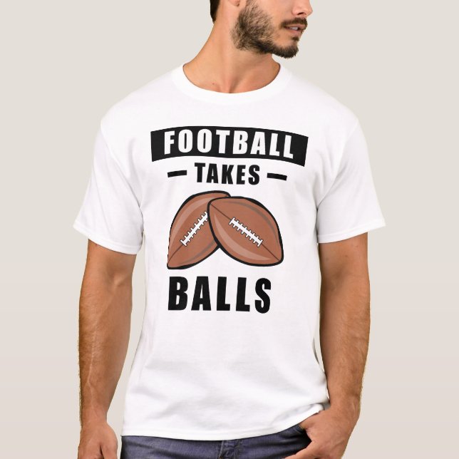 Camiseta Futebol toma bolas - Engraçado (Frente)